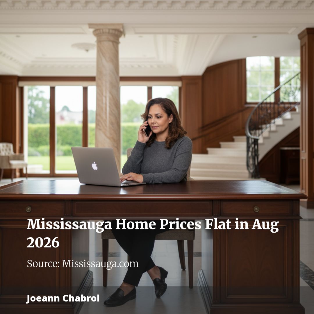 Mississauga home prices remain flat at $898,510 in August 2026