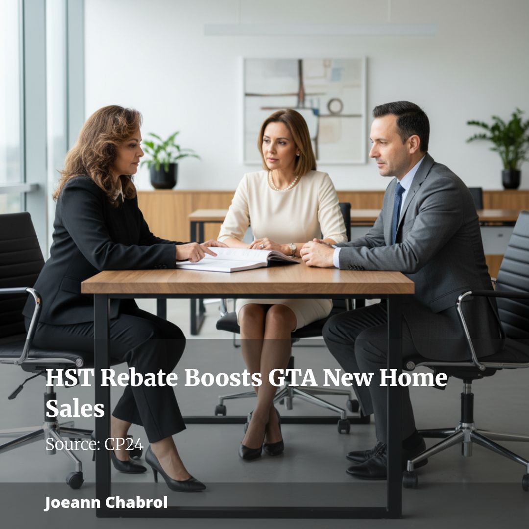 New report suggests HST rebate continues to boost single-family new home sales across GTA