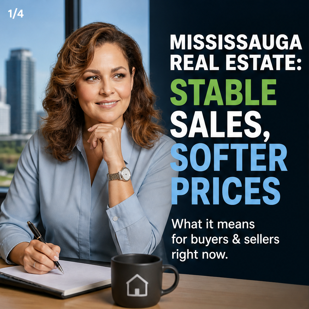 Mississauga Real Estate: Stable Sales, Softer Prices