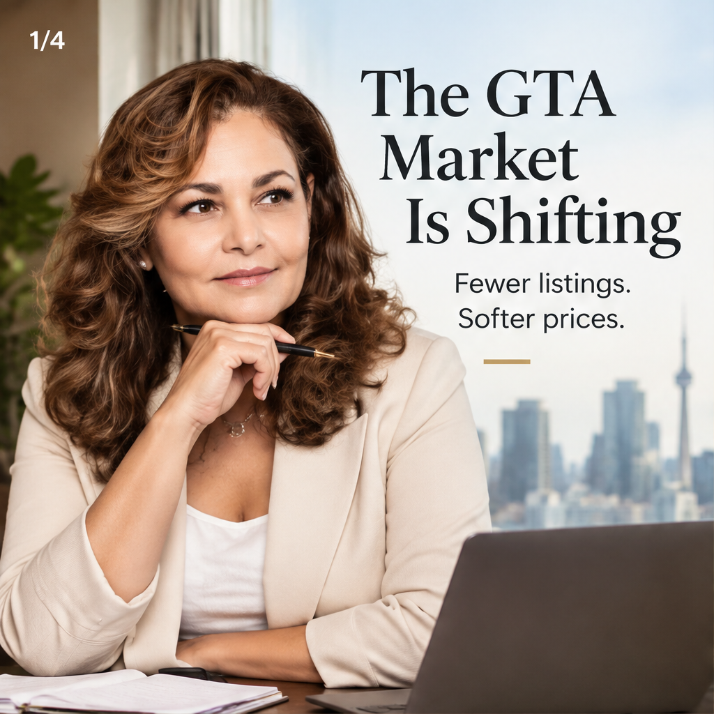 GTA Market Shift: Fewer Listings, Softer Prices