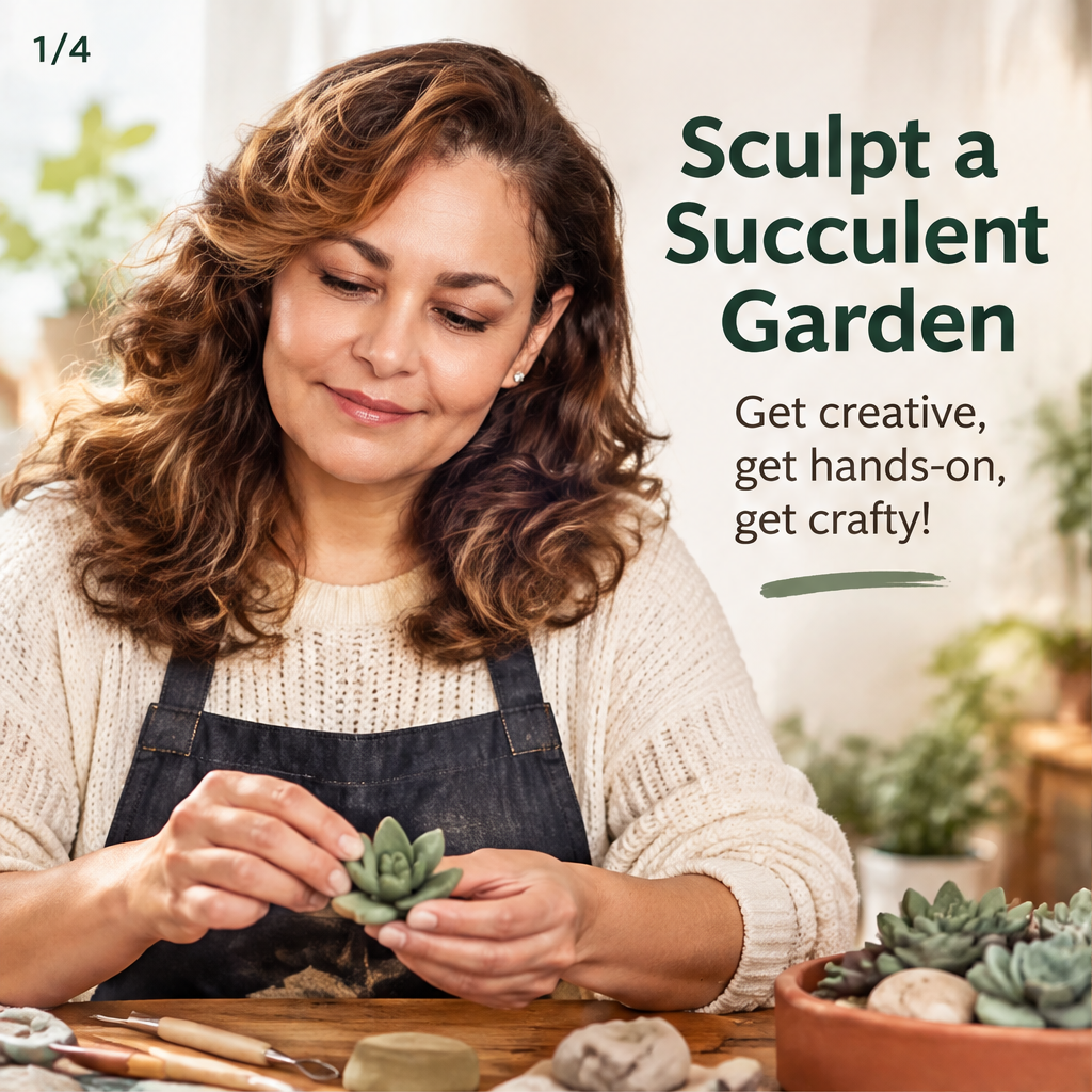 Sculpt A Succulent Garden